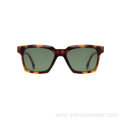 Fashion Design Acetate Frames UV400 Polarized Sunglasses